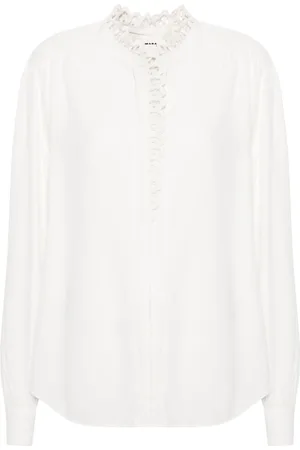 Marant Etoile Estela broderie anglaise-trim shirt