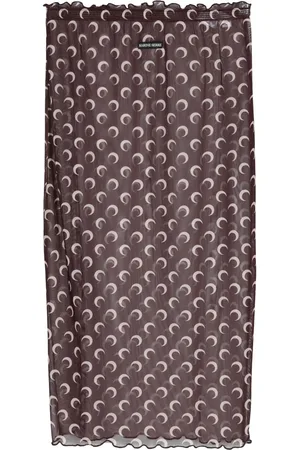 Marine Serre Crescent Moon midi skirt