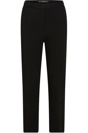 Karl Lagerfeld Monogram-print tailored trousers