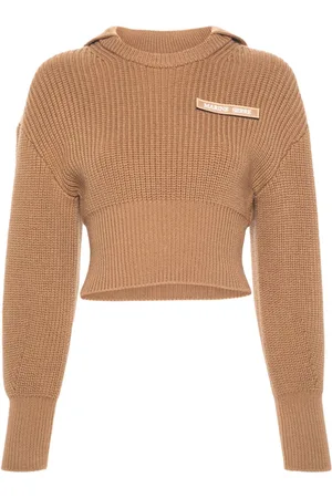 Marine Serre Half Cardigan Knit Sailor sweater