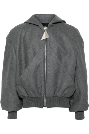 The Attico Hooded bomber jacket