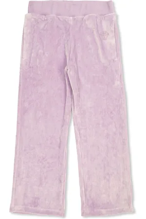 VERSACE Medusa logo velvet trousers