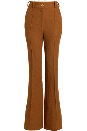 Patou Tweed flared trousers