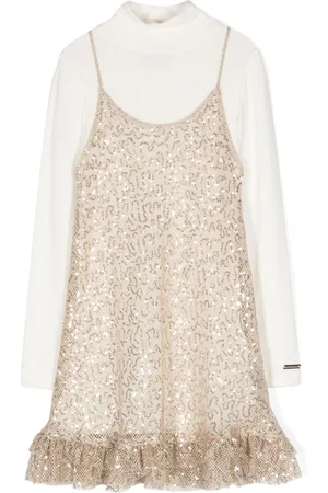 MONNALISA High-neck layered dress
