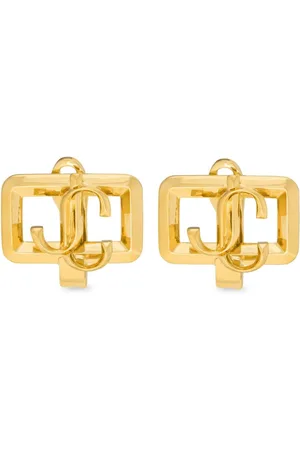 Jimmy Choo Square JC earrings