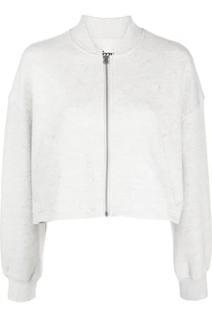 Izzue Appliquéd zip-up sweatshirt