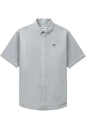 Chocoolate Logo-embroidered cotton shirt