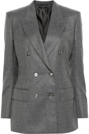 Tom Ford Mélange double-breasted blazer