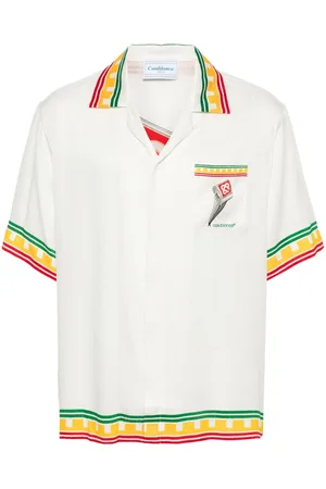 Casablanca Logo monogram pattern shirt