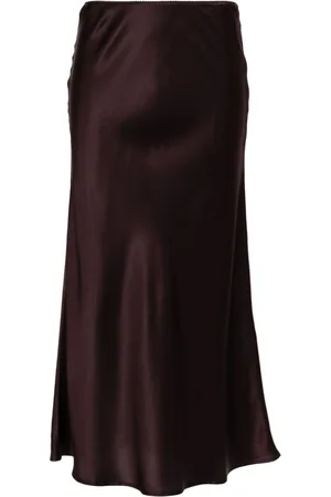 Roberto Collina Satin midi skirt