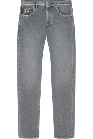 VERSACE Low-rise slim-fit jeans