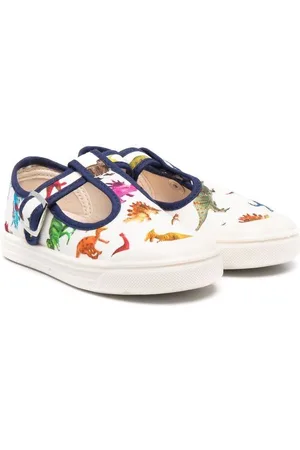 PèPè Graphic-print buckle-fastening trainers