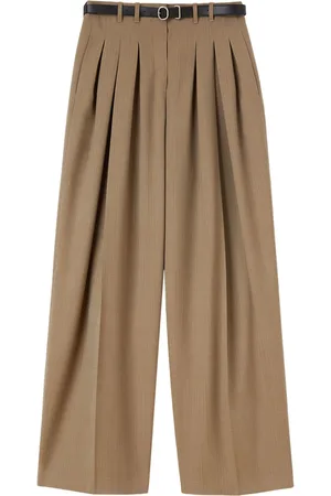 Jil Sander Belted wool palazzo pants