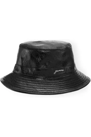 Ganni Appliqué-logo bucket hat