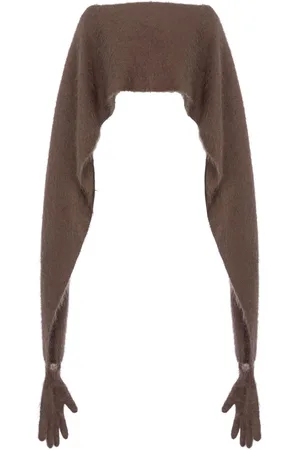 Moschino Glove-detail scarf