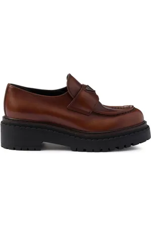 Prada 55mm leather loafers