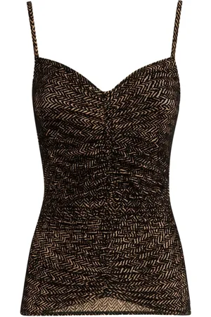 Missoni Zigzag gathered tank top