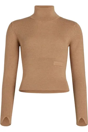 Patou Ribbed roll-neck sweater