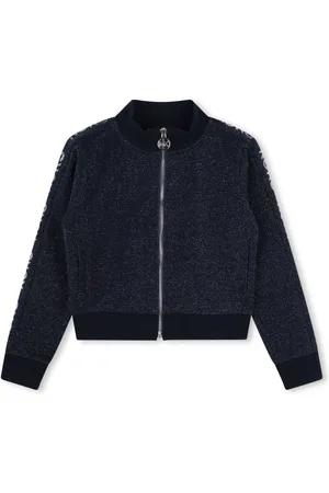 Michael Kors Logo-embellished zip-up sweatshirt