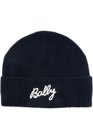 Bally Embroidered-logo beanie hat