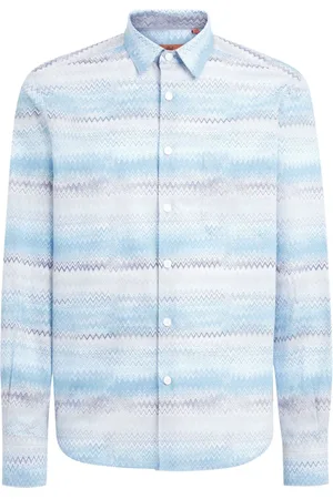 Missoni Zigzag-woven cotton shirt
