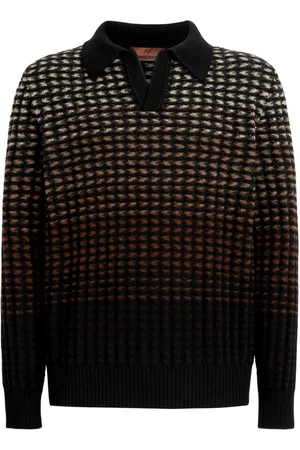 Missoni Gradient knitted polo shirt