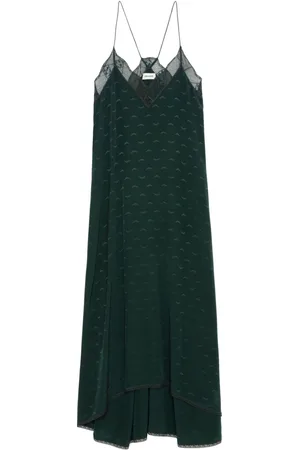 Zadig & Voltaire Logo-print slip dress