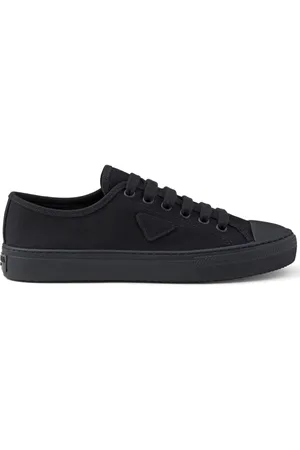 Prada Triangle-logo hemp sneakers