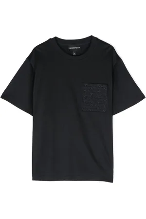 Emporio Armani Logo-embroidered T-shirt