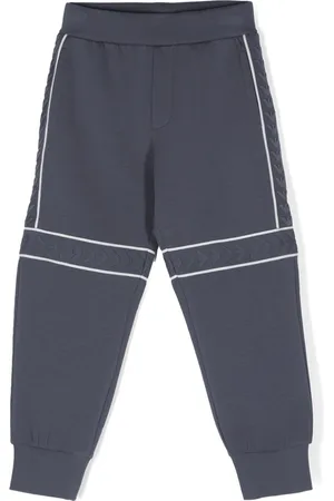 Emporio Armani Logo-tape track trousers