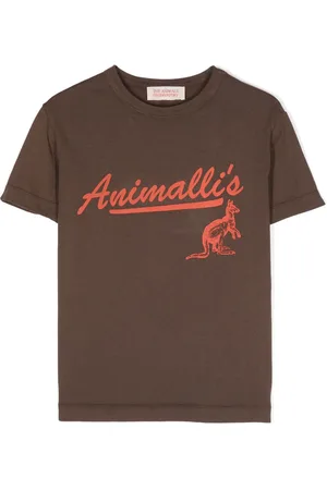 The Animals Observatory The Walnut logo-print T-shirt