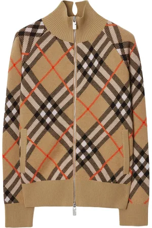 Burberry Check-pattern cardigan