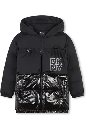 DKNY Logo-print puffer jacket