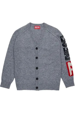 Diesel Logo-embroidered cardigan