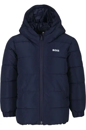HUGO BOSS Logo-print padded jacket