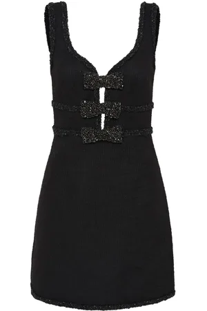 Rebecca Vallance Margo Bow mini dress