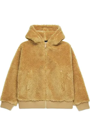 Dsquared2 Logo-appliqué brushed hooded jacket