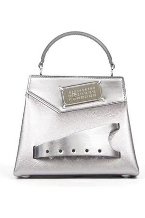Maison Margiela Snatched leather tote bag