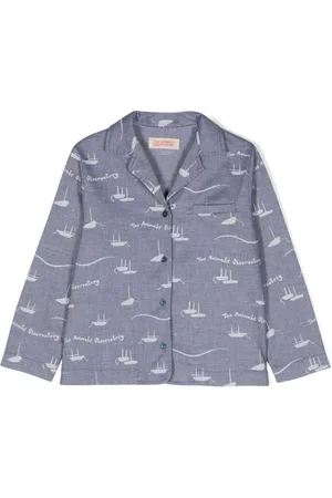 The Animals Observatory The Kangaroo boat-print shirt
