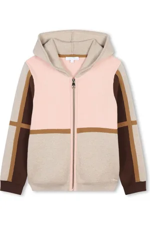 Chloé Colour-block hooded cardigan