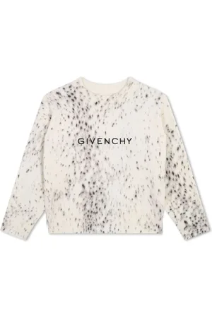 Givenchy Logo-embroidered animal-print jumper