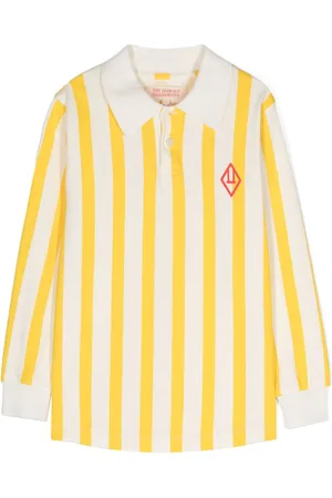 The Animals Observatory Eel striped polo shirt