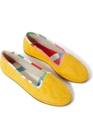 PUCCI Junior Marmo-print ballerina shoes
