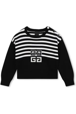Givenchy 4G-appliqué striped jumper