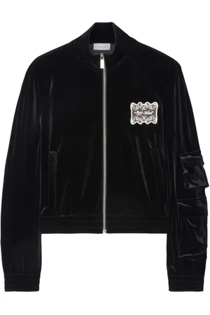 OFF-WHITE Lace-detailing track jacket
