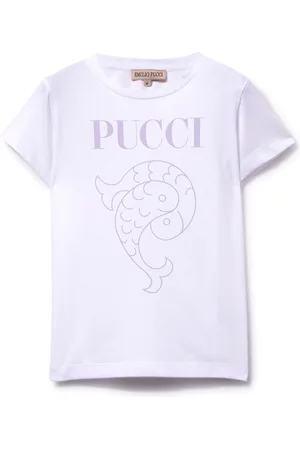 PUCCI Junior Logo-print cotton T-shirt