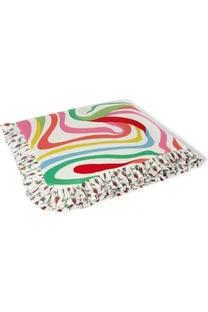 PUCCI Junior Marmo-print blanket