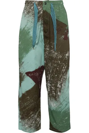 KAPITAL Combed Burberry Easy trousers