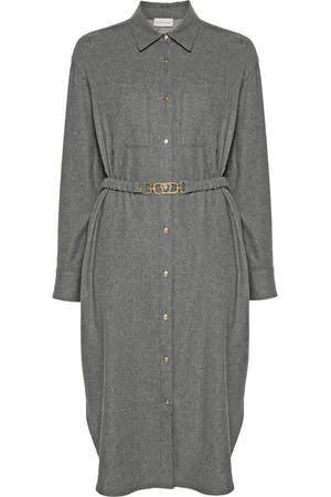 Moncler Logo-patch shirt dress