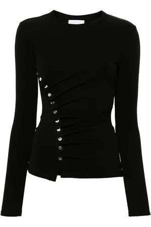 Paco rabanne Drapé jersey top